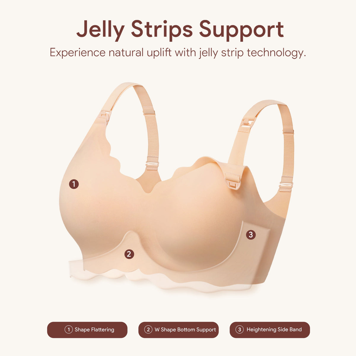 HBlife 3 Pack Nursing Bras for Breastfeeding Ultra Comfort Seamless Maternity Bra Pack Wireless Pregnancy Bralette Bra Extender