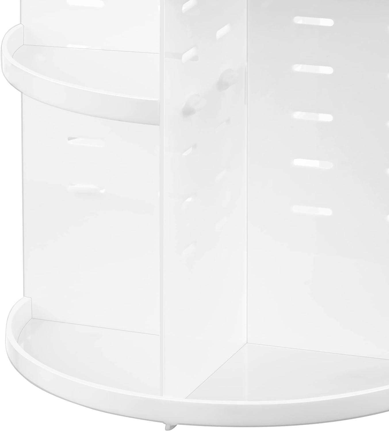 HBlife Extra Large 360 Rotating Makeup Organizer Adjustable Carousel Large Capacity Revolving Perfume Organizer Skincare Organizers Cosmetic Storage Spinning Holder for Vanity, Black