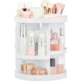 HBlife Extra Large 360 Rotating Makeup Organizer Adjustable Carousel Large Capacity Revolving Perfume Organizer Skincare Organizers Cosmetic Storage Spinning Holder for Vanity, Black