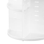 HBlife Extra Large 360 Rotating Makeup Organizer Adjustable Carousel Large Capacity Revolving Perfume Organizer Skincare Organizers Cosmetic Storage Spinning Holder for Vanity, Black