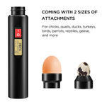 HBlife Egg Candler Wireless Rechargeable LED Bright Cool Light, Egg Candler Tester for Monitoring Eggs Development with 2 Soft Rubber