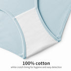 Angelhood 6 Pack Womens Cotton Maternity Underwear,Healthy Maternity Pregnancy Panties Postpartum Mother Under Bump Underwear