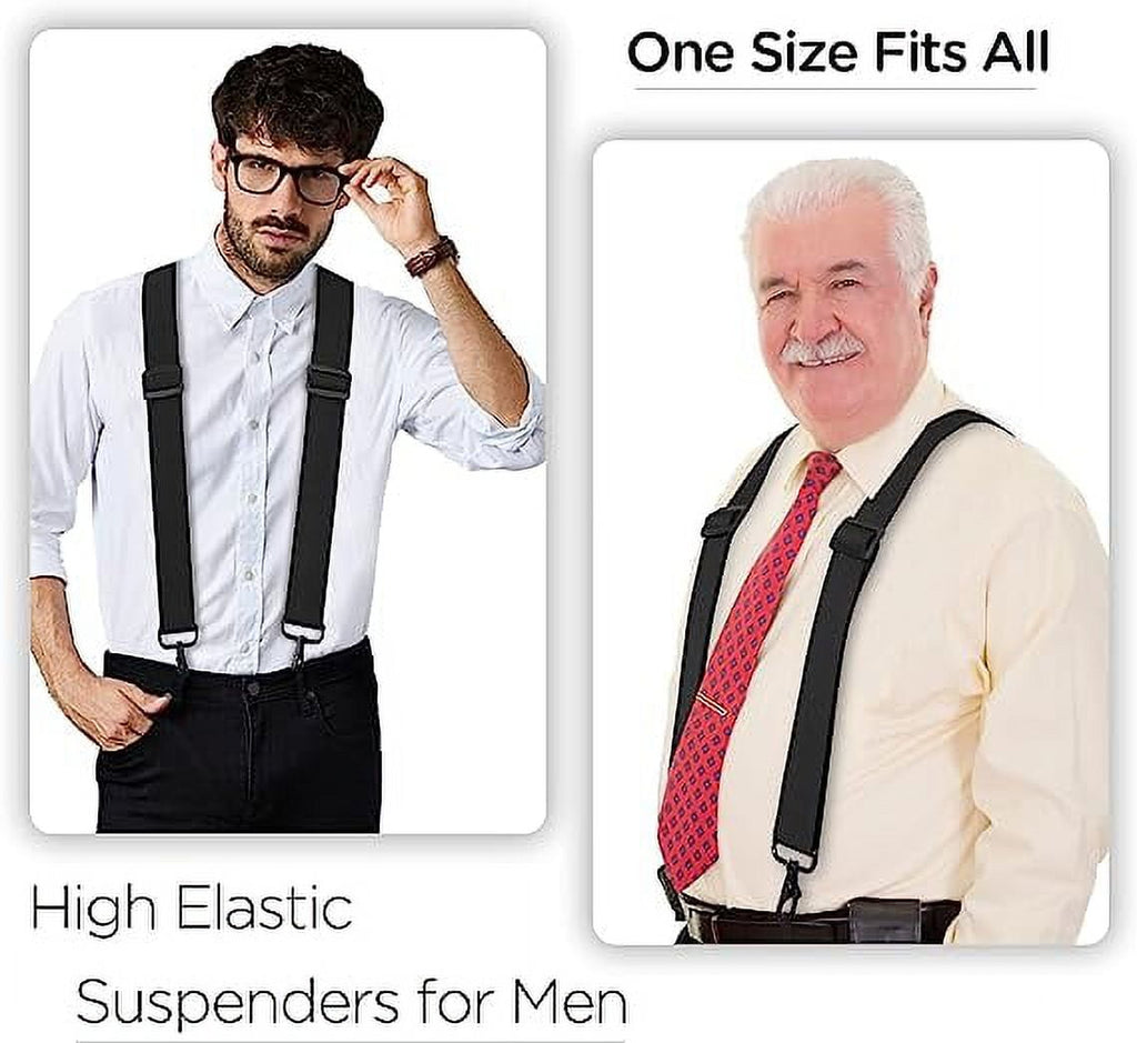HBlife Men's Big and Tall Heavy Duty Suspenders